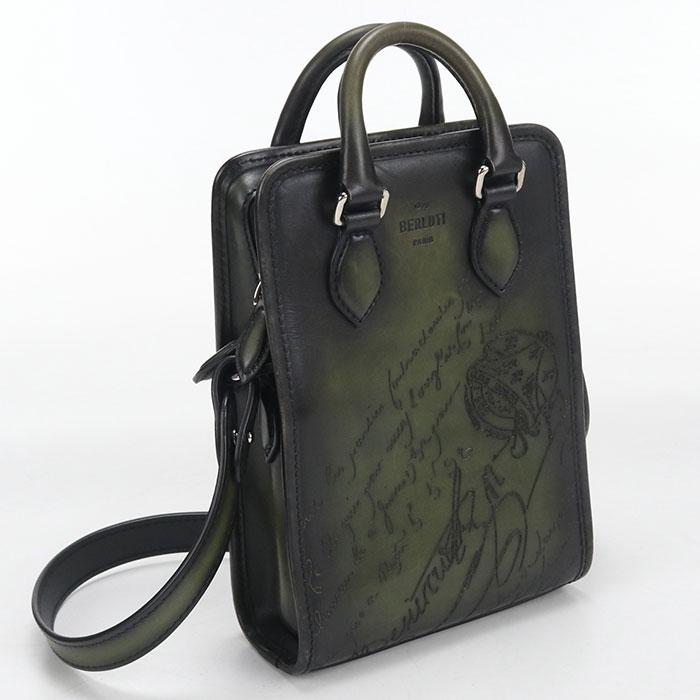 中古良品 Berluti ベルルッティ ショルダーバッグ ガリバー