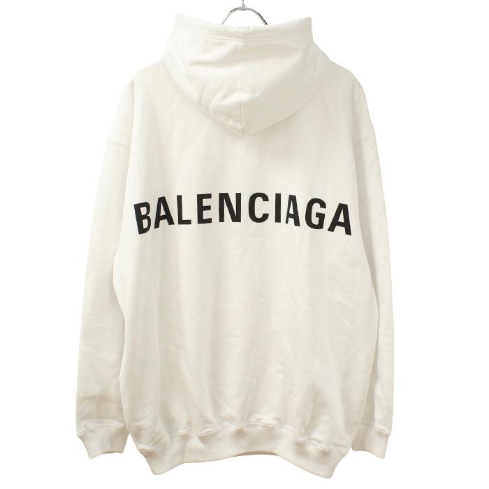 バレンシアガ バックロゴ フーディー 556143 パーカー BALENCIAGA（バレンシアガ） 中古美品 パーカー 556143 バックロゴ