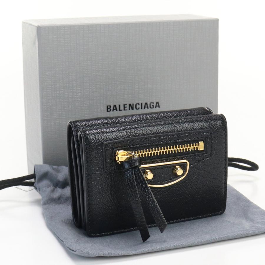 中古良品バレンシアガBALENCIAGA財布 ブランド クラシック ミニ