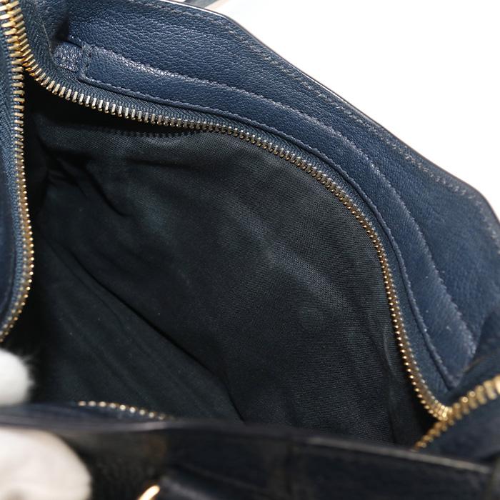 中古BALENCIAGA バレンシアガ ハンドバッグ 390160 2WAY レディース ネイビー BALENCIAGA（バレンシアガ） 中古 ハンドバッグ 390160 2WAY