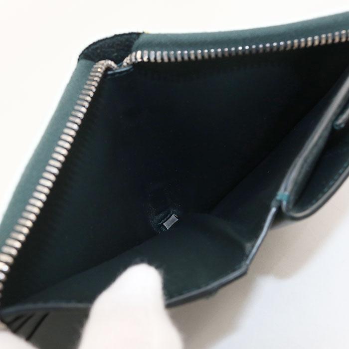 BOTTEGA VENETA ブラック ラウンドファスナー二つ折り財布 BOTTEGA VENETA（ボッテガ・ヴェネタ） ラウンドファスナー2つ折り財布