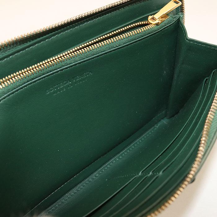 ボッテガヴェネタ長財布　箱・内袋あり　中古　ラウンドジップ BOTTEGA VENETA（ボッテガ・ヴェネタ） ラウンドファスナー長財布