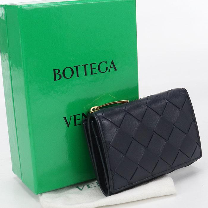 BOTTEGA VENETA（ボッテガ・ヴェネタ） 中古良品 三折財布 イントレ