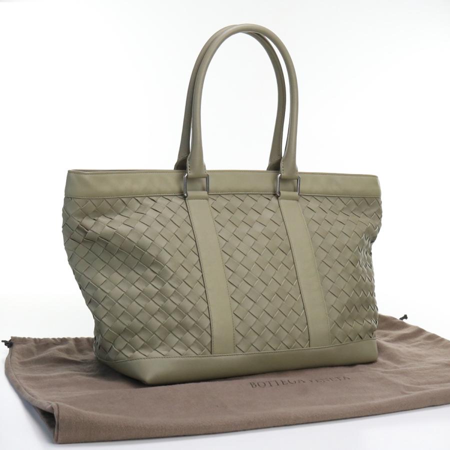 中古良品ボッテガヴェネタBOTTEGA VENETA イントレチャートトート