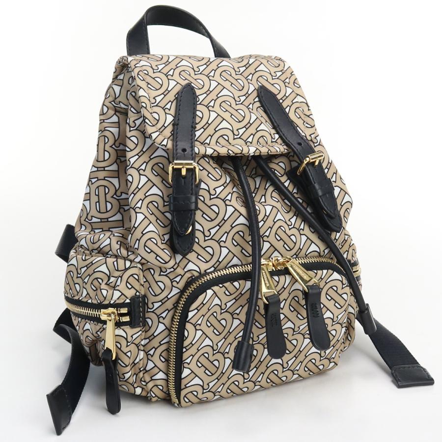 中古良品バーバリーBURBERRY TBロゴバックパック ブランド ナイロン
