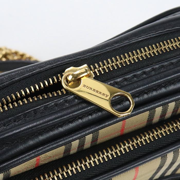 中古良品バーバリーBURBERRY ノバチェック チェーンショルダーバッグ ブランド 4079880 ベージュ ランク：A us-2  レディース｜bighit｜06