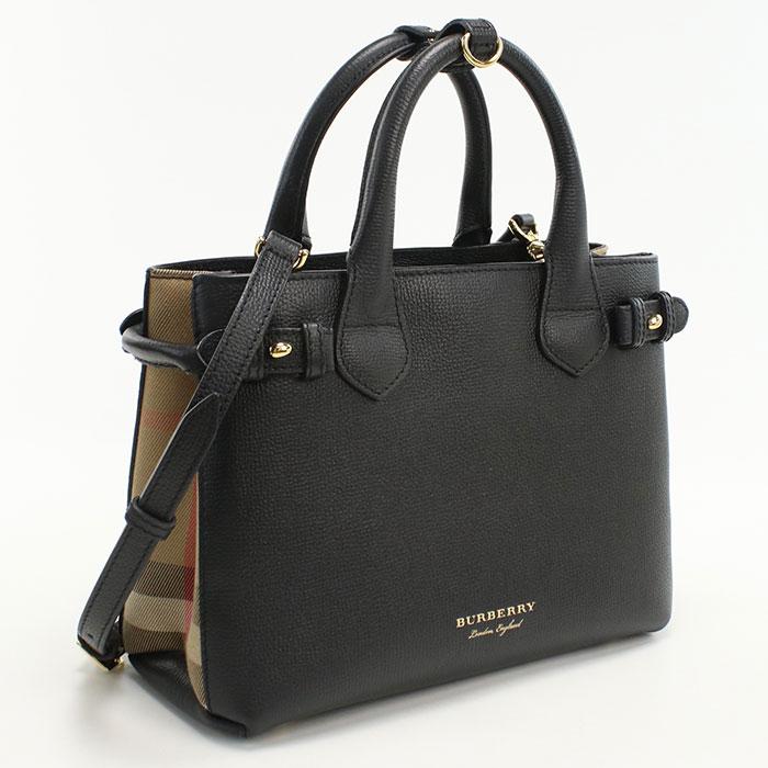 超極美品】BURBERRY バーバリー バナーバッグ レザー