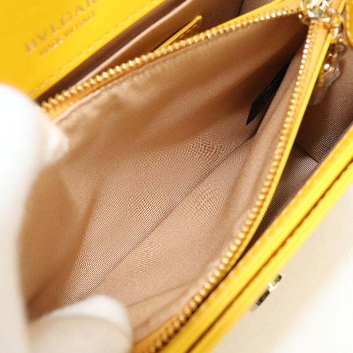 正規品 ブルガリ セルペンティ チェーンショルダーバッグ 蛇 レザー ゴールド BVLGARI（ブルガリ） 中古美品 斜め掛け ショルダーバッグ チェーン