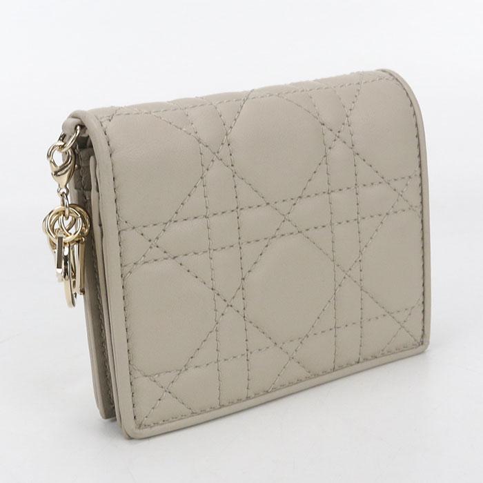ディオール ガーデニア ウォレット レディディオール 二折財布 Christian Dior（クリスチャン・ディオール） 中古良品 DIOR
