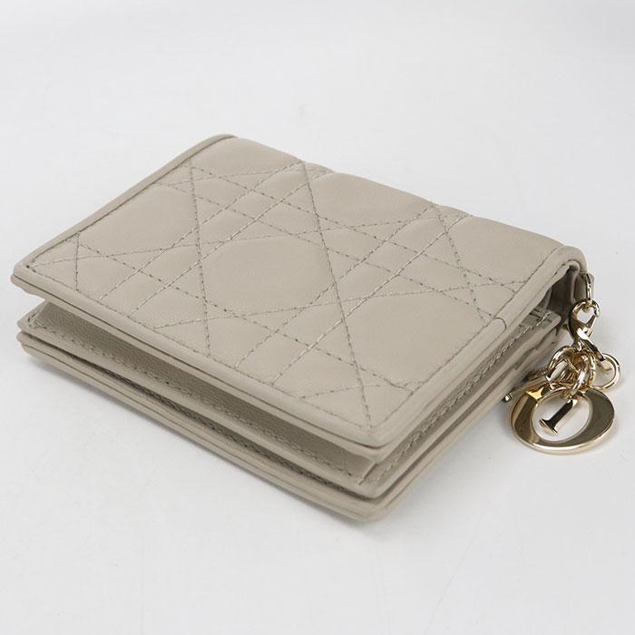 ディオール ガーデニア ウォレット レディディオール 二折財布 Christian Dior（クリスチャン・ディオール） 中古良品 DIOR