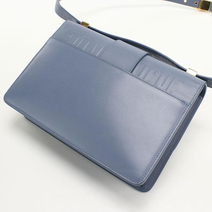 中古良品 DIOR ディオール 斜め掛け ショルダーバッグ レディース ブルー_1