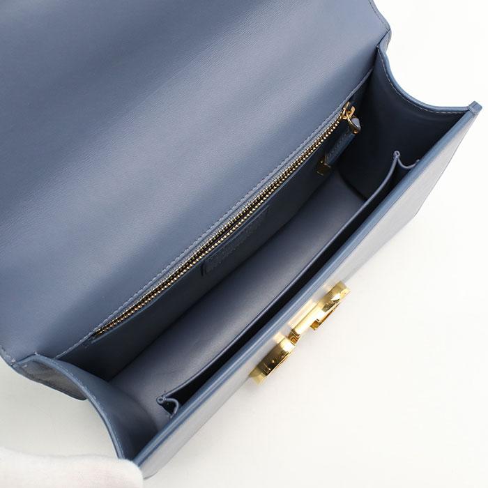 中古良品 DIOR ディオール 斜め掛け ショルダーバッグ レディース ブルー_2