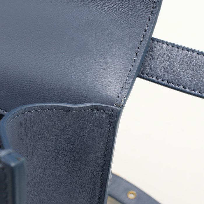 中古良品 DIOR ディオール 斜め掛け ショルダーバッグ レディース ブルー_3