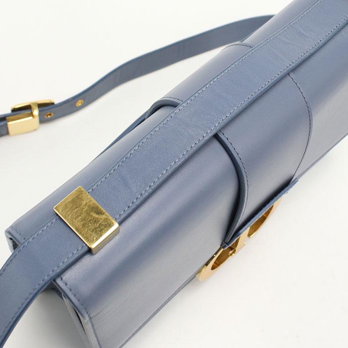 中古良品 DIOR ディオール 斜め掛け ショルダーバッグ レディース ブルー_4
