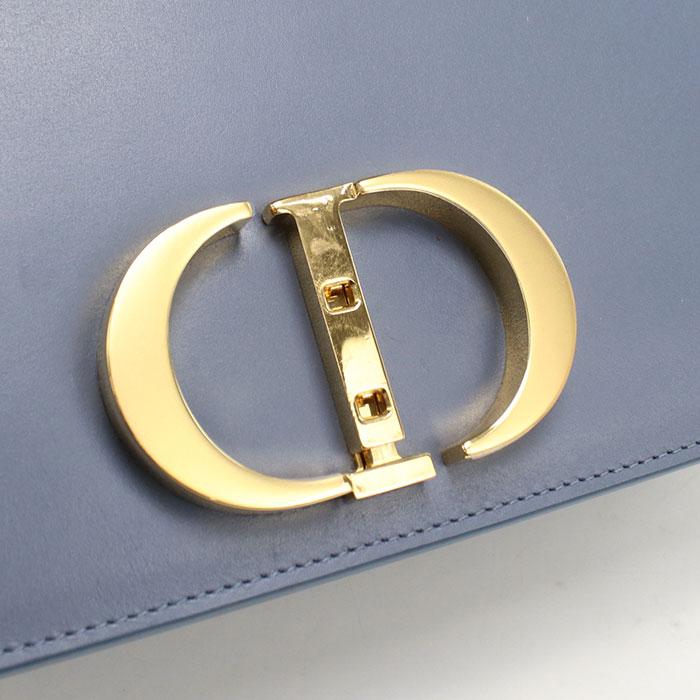 中古良品 DIOR ディオール 斜め掛け ショルダーバッグ レディース ブルー_6