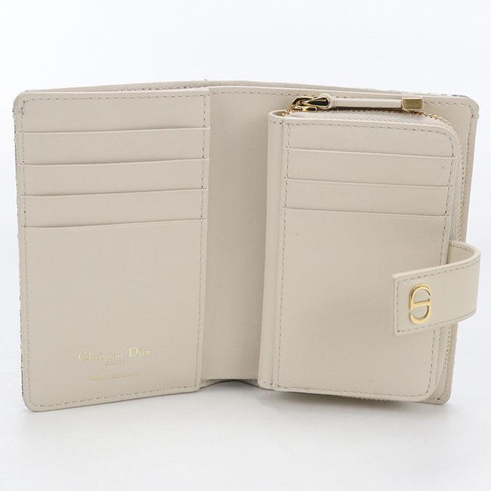 クリスチャンディオール 30 モンテーニュ ウォレット ABランク 中古 Christian Dior - クリスチャンディオール 30 モンテーニュ ウォレット