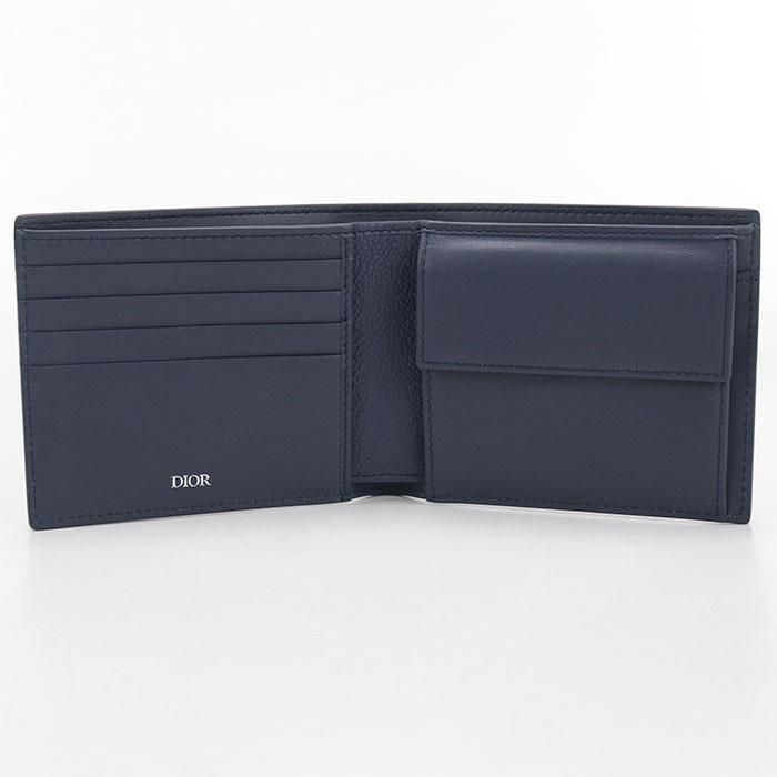 ノベルティーDior モノグラム 二つ折り財布 ネイビー Christian Dior（クリスチャン・ディオール） 中古・未使用 DIOR