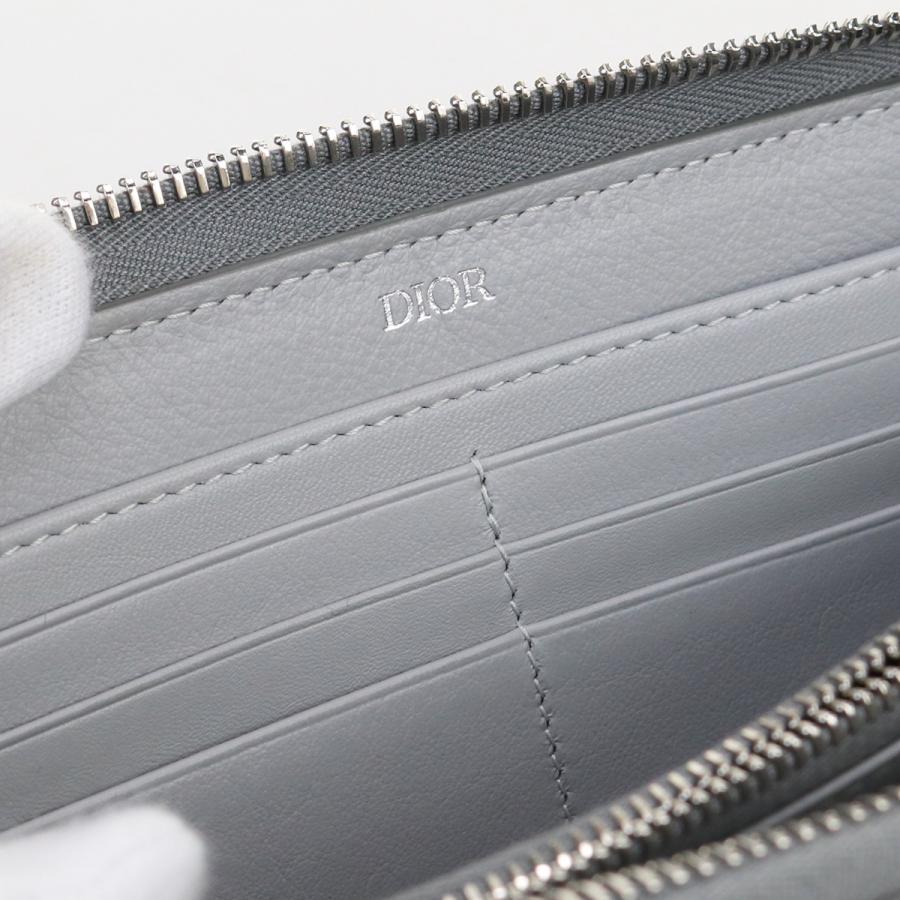 中古良品ディオールChristian Dior ロングジップウォレット 長財布