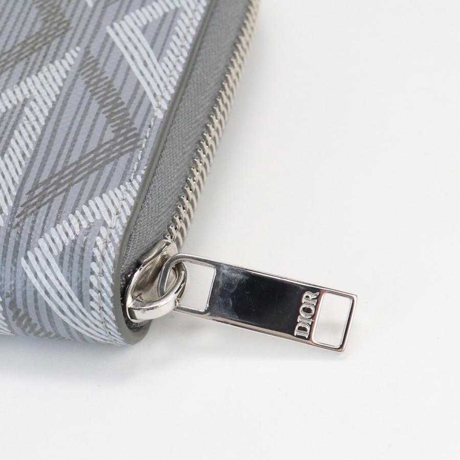 中古良品ディオールChristian Dior ロングジップウォレット 長財布