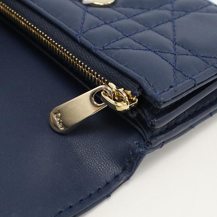 Christian Dior 中古良品 マイディオール グリシン 財布 S0966 Christian Dior 中古良品 マイディオール グリシン 財布 S0966