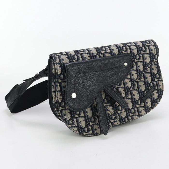 Christian Dior 中古良品ディオールChristian サドル ショルダーバッグ 