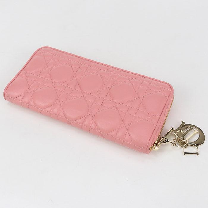 Christian Dior 中古美品 DIOR ディオール 長財布ラウンドファスナー  