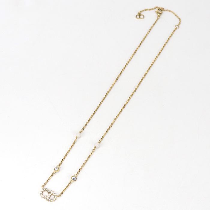 ディオール　ネックレス Christian Dior クリスチャンディオール ロゴ ネックレス