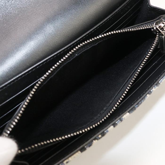 Christian Dior 中古美品 DIOR ディオール 長財布二折 2ESBC312YSE  