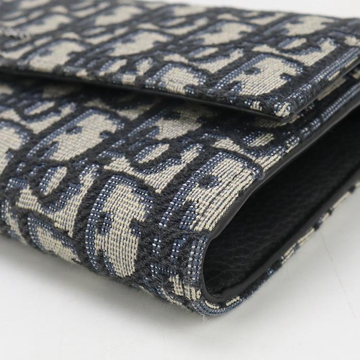Christian Dior 中古美品 DIOR ディオール 長財布二折 2ESBC312YSE  
