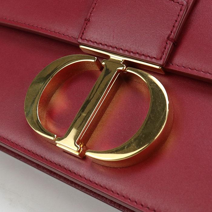 中古良品DIOR ディオール 斜め掛け ショルダーバッグ 30 モンテーニュ レディース レッド Christian Dior（クリスチャン・ディオール） 中古良品 DIOR