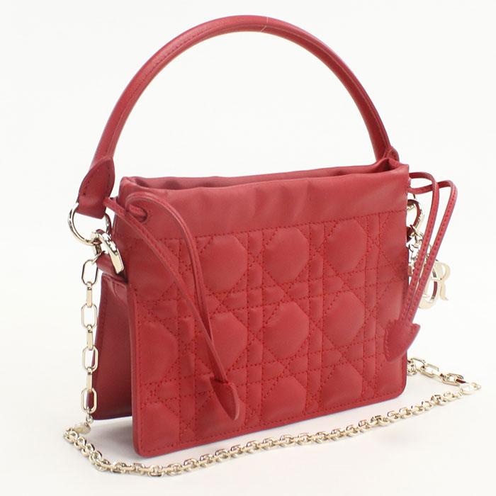 中古良品DIOR ディオール ハンドバッグ S0981 ONMJ ミリー ミニバッグ レディディオール レディース レッド Christian Dior（クリスチャン・ディオール） 中古良品 DIOR