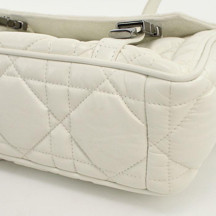 中古良品DIOR ディオール ショルダーバッグ カナージュ レディース ホワイト Christian Dior（クリスチャン・ディオール） 中古良品 DIOR
