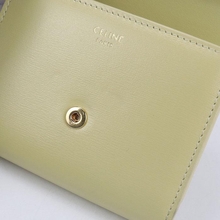 CELINE（セリーヌ） 中古良品 三折財布 10D78 3DPV スモールフラップ
