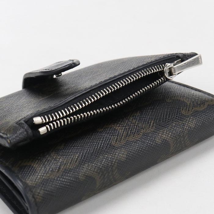 CELINE（セリーヌ） 中古良品 三つ折り財布 トリオンフキャンバス