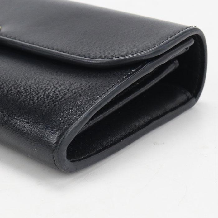 セリーヌ CELINE トリオンフ ラージウォレット 10E313DPV・38NO レザー 長財布 ユニセックス 送料無料 【中古】 CELINE（セリーヌ） 中古良品 長財布二折 10E313DPV.38NO ラージ