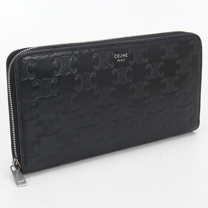 CELINE（セリーヌ） 中古良品 長財布ラウンドファスナー ラージジップ