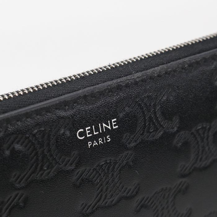 CELINE（セリーヌ） 中古良品 長財布ラウンドファスナー ラージジップ