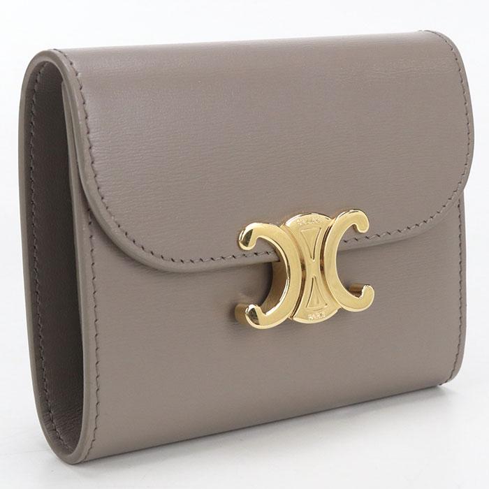 CELINE（セリーヌ） 中古良品 三つ折り財布 スモールフラップ