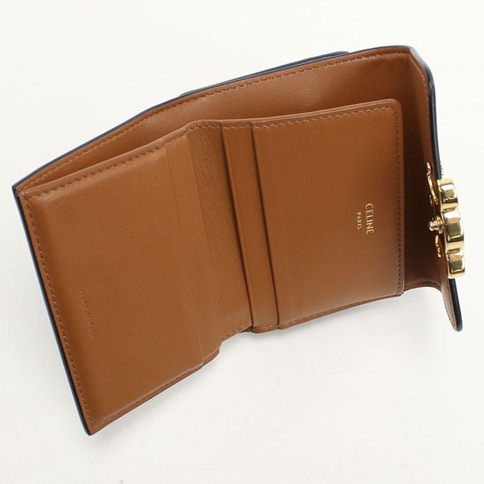 セリーヌ コンパクトウォレット トリオンフキャンバス 10I652DS3.04LU 三つ折り財布 CELINE（セリーヌ） 中古良品 三つ折り財布 10I652DS3.04LU コンパクト