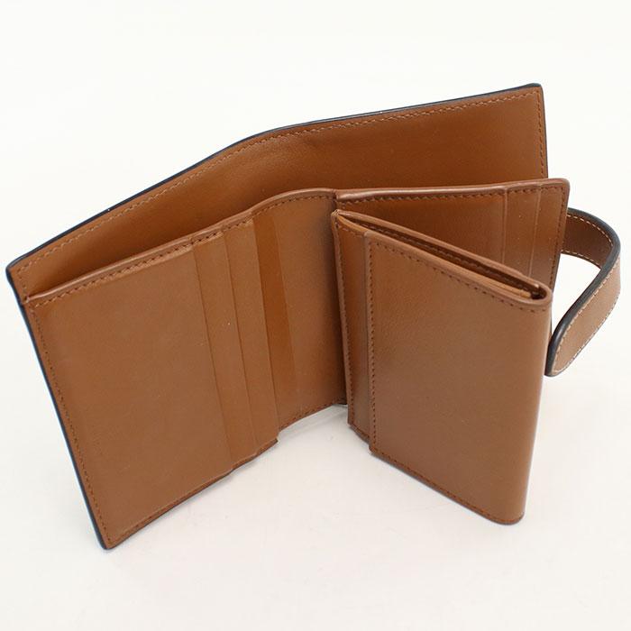 CELINE（セリーヌ） 中古良品 二つ折り財布 スモール ストラップ