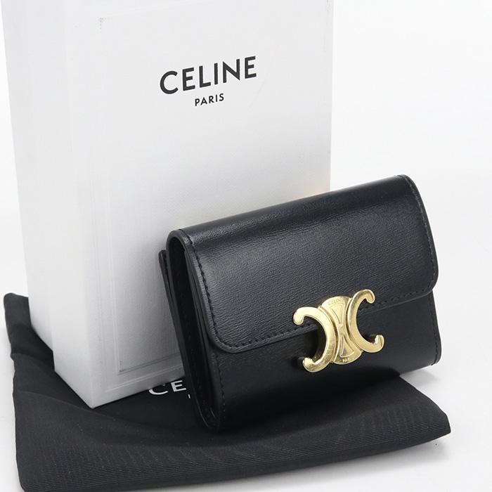 CELINE（セリーヌ） 中古良品 三つ折り財布 10I653DPV.38NO コンパクト