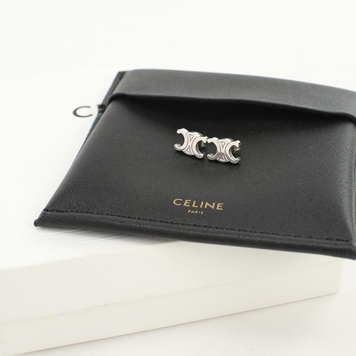 CELINE（セリーヌ） 中古・未使用 ピアス 461CY6BRA.36SI ロジウム