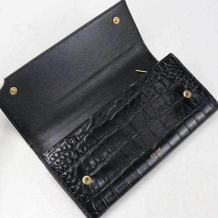 CELINE（セリーヌ） 中古良品 長財布二折 ラージフラップウォレット