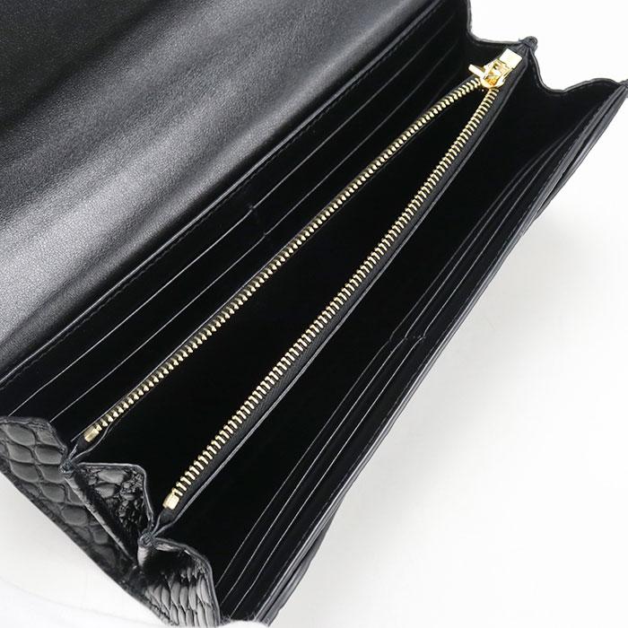 CELINE（セリーヌ） 中古良品 長財布二折 ラージフラップウォレット