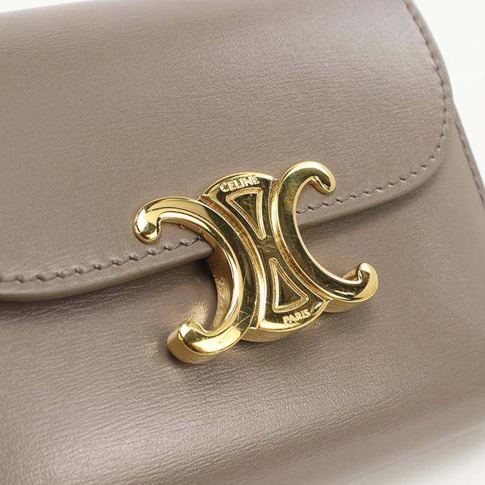 CELINE（セリーヌ） 中古良品 三つ折り財布 10D783DPV.10BL スモール