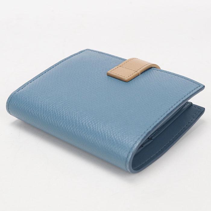 CELINE（セリーヌ） 中古良品 二つ折り財布 スモール ストラップ