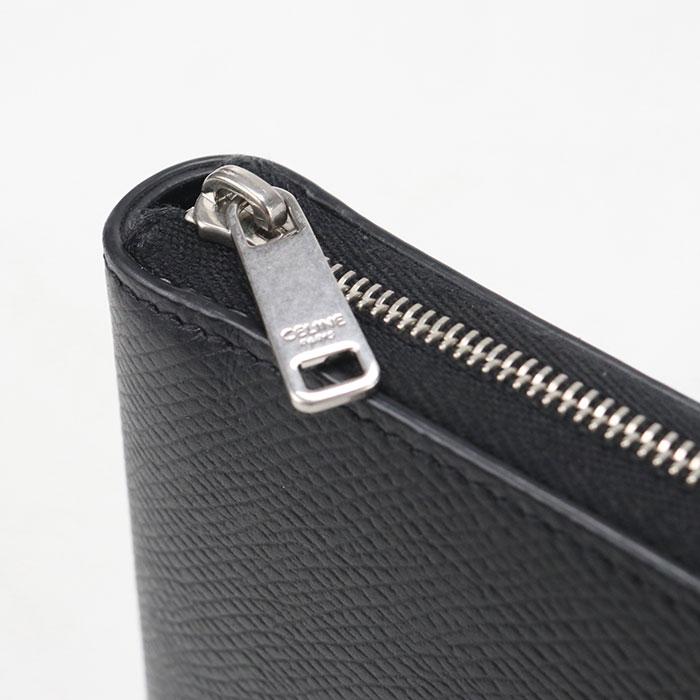 CELINE（セリーヌ） 中古良品 二つ折り財布 10J613BEN.38SI ジップ
