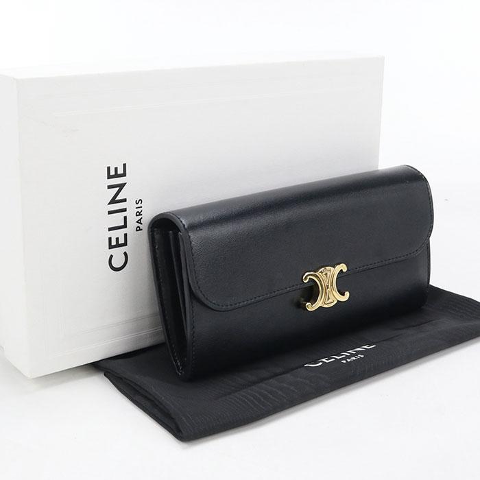 CELINE（セリーヌ） 中古良品 長財布ニ折小銭入付き 長財布二つ折り