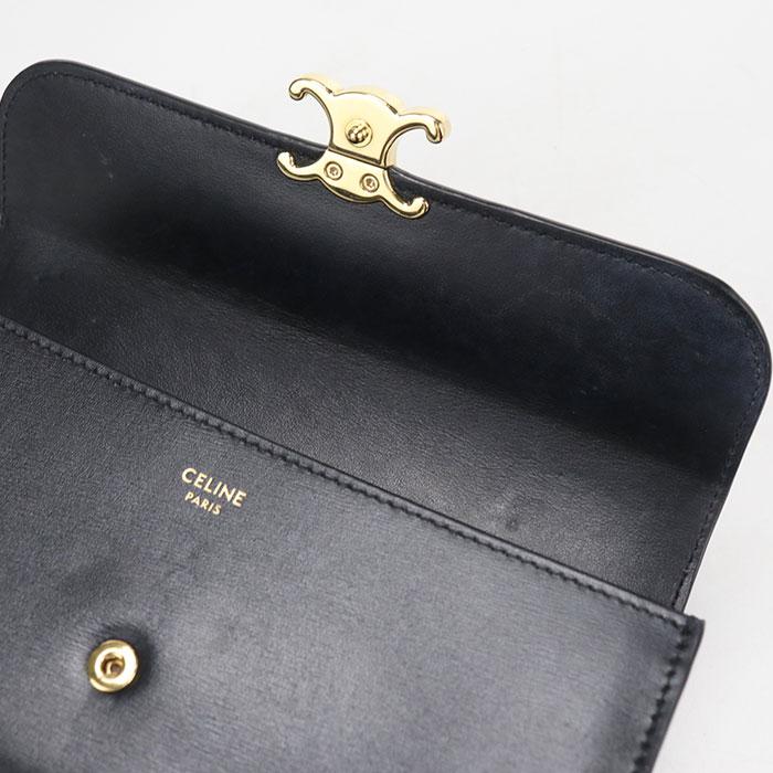 CELINE（セリーヌ） 中古良品 長財布ニ折小銭入付き 長財布二つ折り