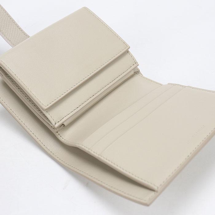 CELINE（セリーヌ） 中古良品 二つ折り財布 スモール ストラップ